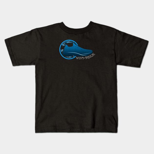 01 - Wind Breeze Kids T-Shirt by SanTees